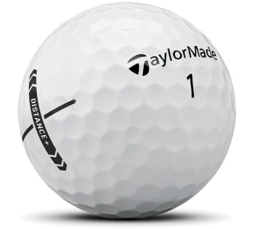 М'ячі для гольфу Taylor Made Distance 2025 12 шт, білі