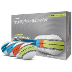 М'ячі для гольфу Taylor Made Tour Response Stripe Multi 2025 12 шт, різнокольорові