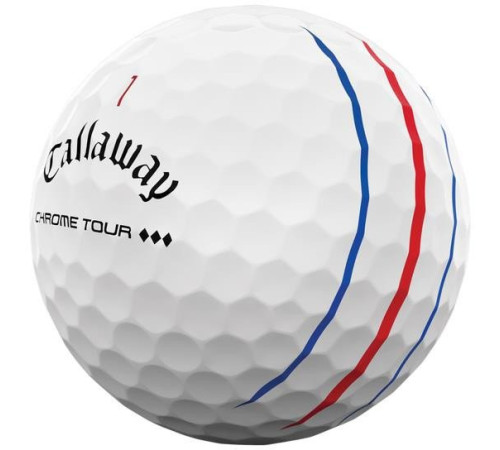 М'ячі для гольфу Callaway Chrome Tour Triple Diamond 2025 12 шт, білі