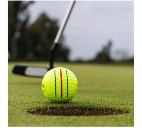 М'ячі для гольфу Callaway ERC Soft 2025 12 шт, жовті