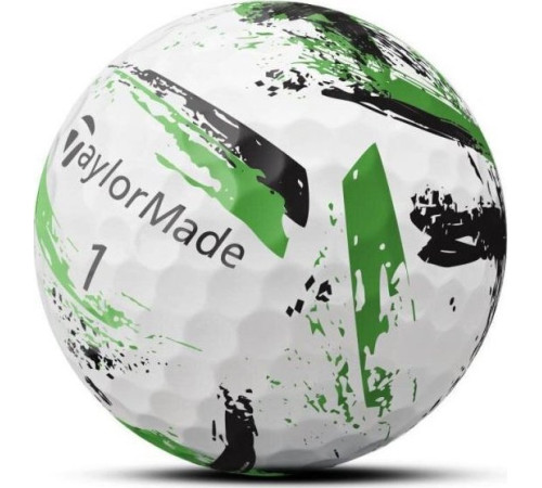 М'ячі для гольфу Taylor Made SpeedSoft 12 шт, біло-зелений
