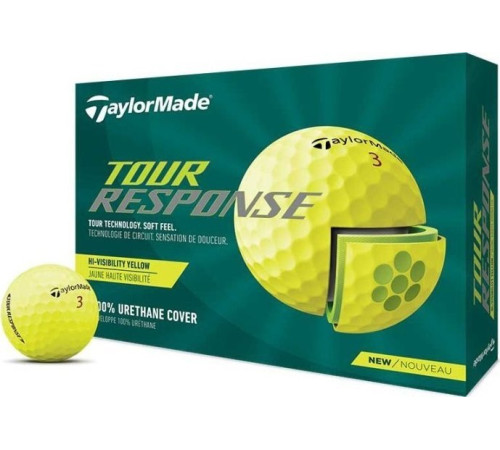 М'ячі для гольфу Taylor Made Tour Response 12 шт, жовті