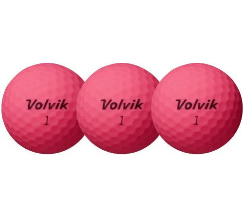 М'ячі для гольфу Volvik Vivid XT 12 шт, рожеві