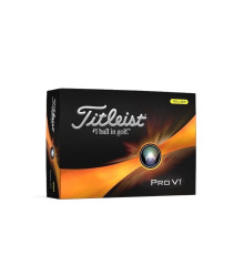М'ячі для гольфу Titleist Pro V1 12 шт, жовті