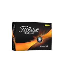 М'ячі для гольфу Titleist Pro V1 12 шт, жовті