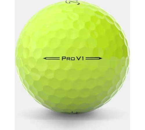 М'ячі для гольфу Titleist Pro V1 12 шт, жовті