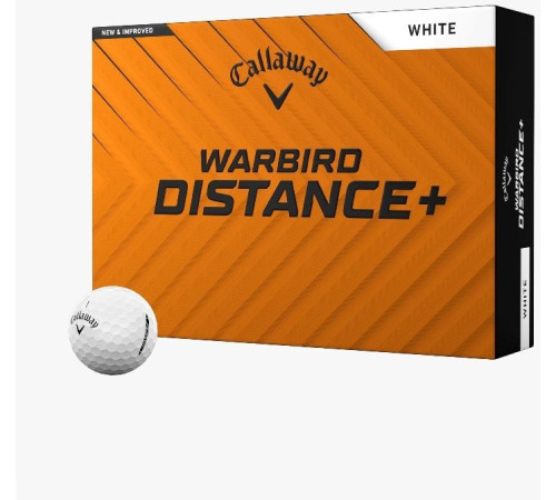 М'ячі для гольфу Callaway Warbird 12 шт, білі