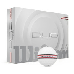 М'ячі для гольфу Wilson Staff Duo Soft 2025 TRK360 12 шт, білі