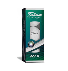 М'ячі для гольфу Titleist AVX 3 шт, білі