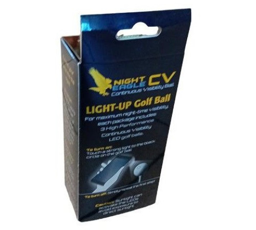 М'ячі для гольфу Premier Glow Night Eagle Led 3 шт, білі