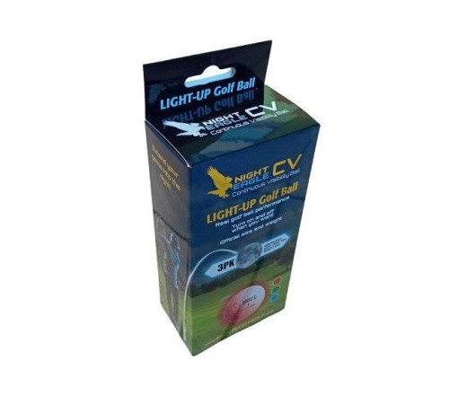 М'ячі для гольфу Premier Glow Night Eagle Led 3 шт, білі