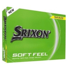 М'ячі для гольфу Srixon Soft Feel 12 шт, жовті