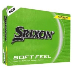 М'ячі для гольфу Srixon Soft Feel 12 шт, жовті