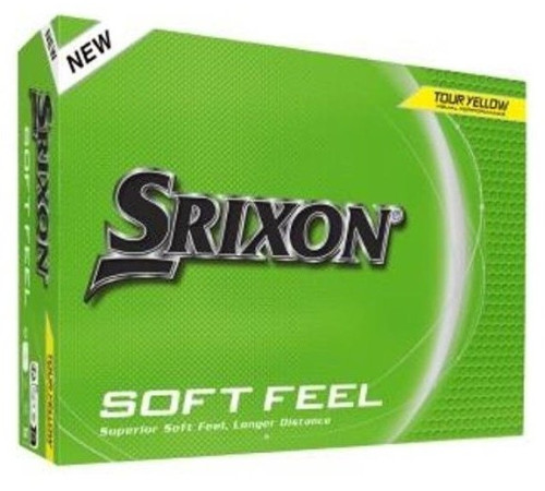 М'ячі для гольфу Srixon Soft Feel 12 шт, жовті