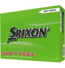 М'ячі для гольфу Srixon Soft Feel 12 шт, білі