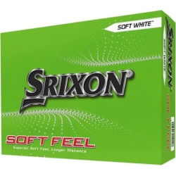М'ячі для гольфу Srixon Soft Feel 12 шт, білі