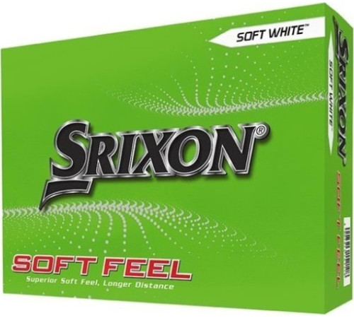 М'ячі для гольфу Srixon Soft Feel 12 шт, білі