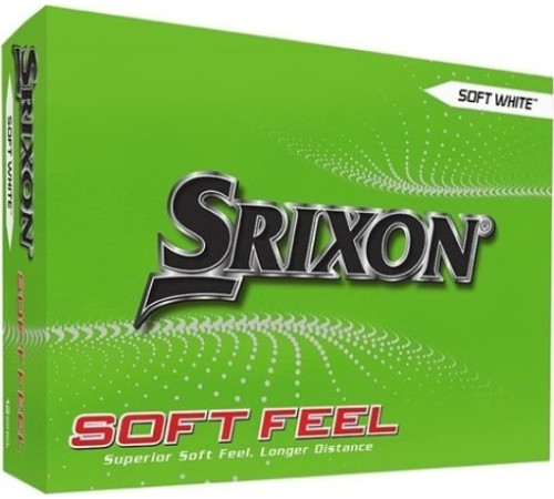 М'ячі для гольфу Srixon Soft Feel 12 шт, білі