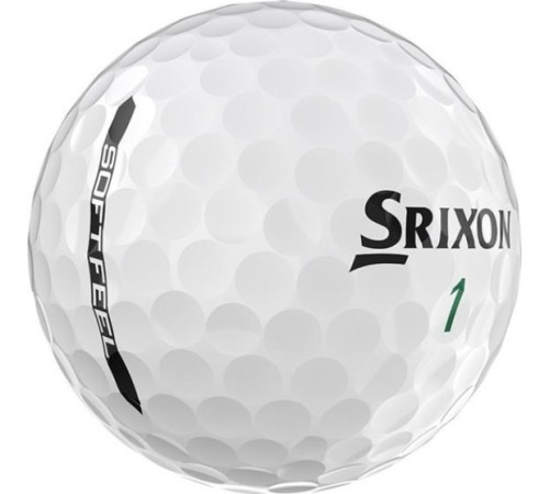 М'ячі для гольфу Srixon Soft Feel 12 шт, білі