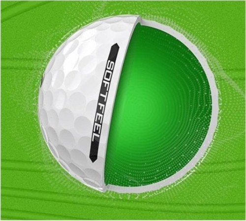 М'ячі для гольфу Srixon Soft Feel 12 шт, білі
