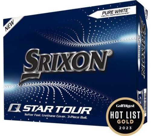 М'ячі для гольфу Srixon Q-Star Tour5 12 шт, білі
