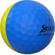 М'ячі для гольфу Srixon Q-Star Tour Divide 12 шт, жовто-блакитні