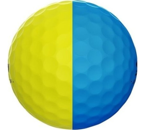 М'ячі для гольфу Srixon Q-Star Tour Divide 12 шт, жовто-блакитні