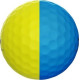 М'ячі для гольфу Srixon Q-Star Tour Divide 12 шт, жовто-блакитні