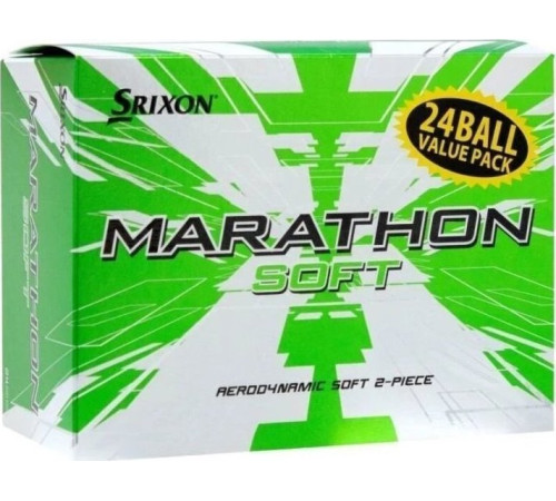 М'ячі для гольфу Srixon Marathon 24 шт, білі