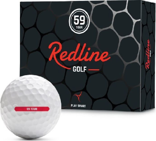 М'ячі для гольфу Redline 59 Tour 12 шт, білі
