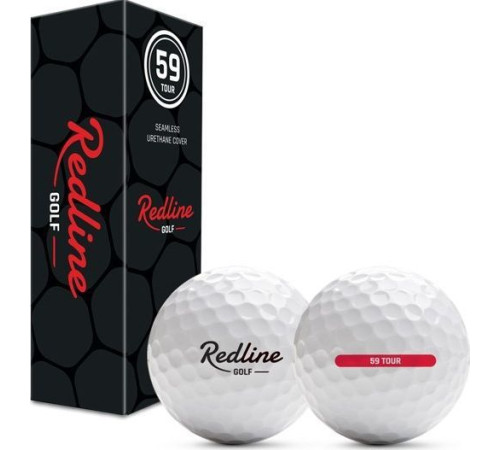 М'ячі для гольфу Redline 59 Tour 12 шт, білі