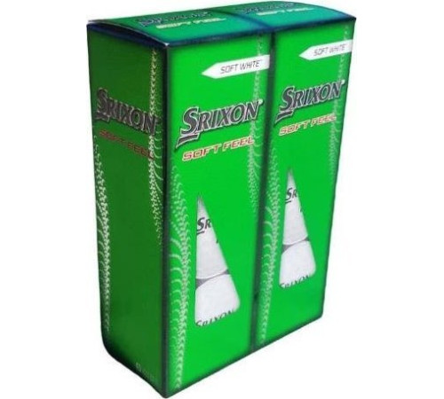 М'ячі для гольфу Srixon Soft Feel 6 шт, білі