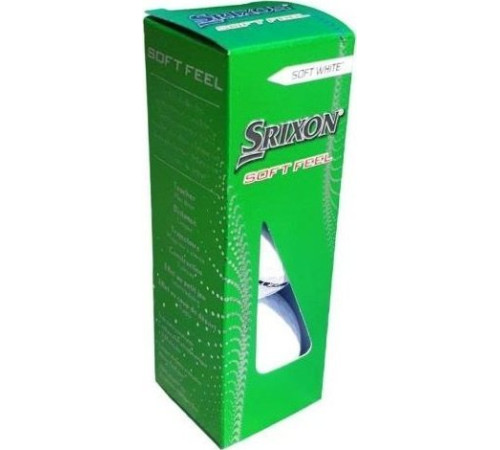 М'ячі для гольфу Srixon Soft Feel 6 шт, білі