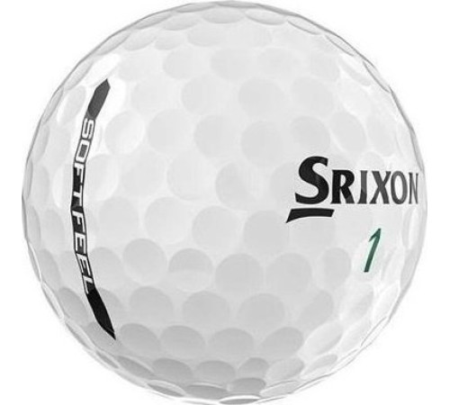 М'ячі для гольфу Srixon Soft Feel 6 шт, білі