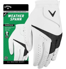Рукавички для гольфу Callaway Weather Spann р. L, біло-чорні
