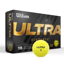 М'ячі для гольфу Wilson ULTRA Distance 15 шт, жовті