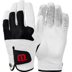 Рукавички для гольфу Wilson Advantage MLH р. XL, біло-чорні