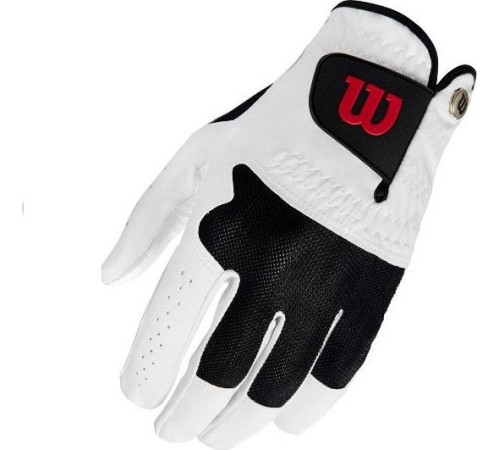 Рукавички для гольфу Wilson Advantage MLH р. XL, біло-чорні