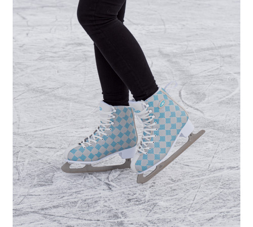 Жіночі ковзани WORKER Blau - 41 - білий/блакитний Жіночі ковзани WORKER Blau - 41 - білий/блакитний