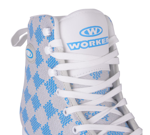 Жіночі ковзани WORKER Blau - 37 - білий/блакитний Жіночі ковзани WORKER Blau - 37 - білий/блакитний