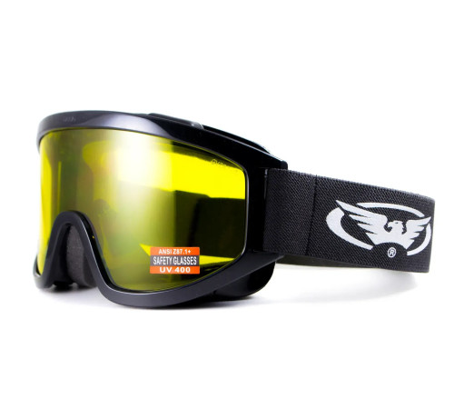 Окуляри лижні Global Vision Wind-Shield Anti-Fog, жовті