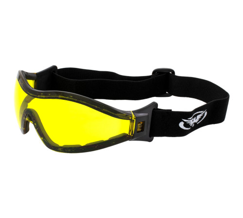 Окуляри захисні з ущільнювачем Global Vision Z-33 (yellow) Anti-Fog, жовті