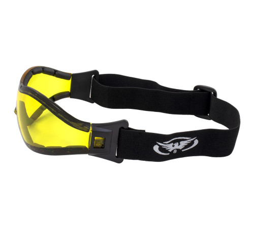 Окуляри захисні з ущільнювачем Global Vision Z-33 (yellow) Anti-Fog, жовті