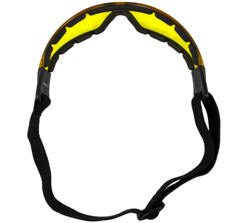Окуляри захисні з ущільнювачем Global Vision Z-33 (yellow) Anti-Fog, жовті