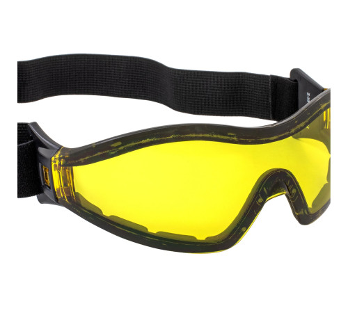 Окуляри захисні з ущільнювачем Global Vision Z-33 (yellow) Anti-Fog, жовті