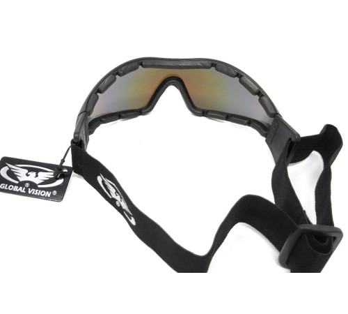 Окуляри лижні з ущільнювачем Global Vision Z-33 (G-Tech™ blue) Anti-Fog, сині