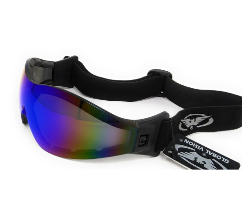 Окуляри лижні з ущільнювачем Global Vision Z-33 (G-Tech™ blue) Anti-Fog, сині