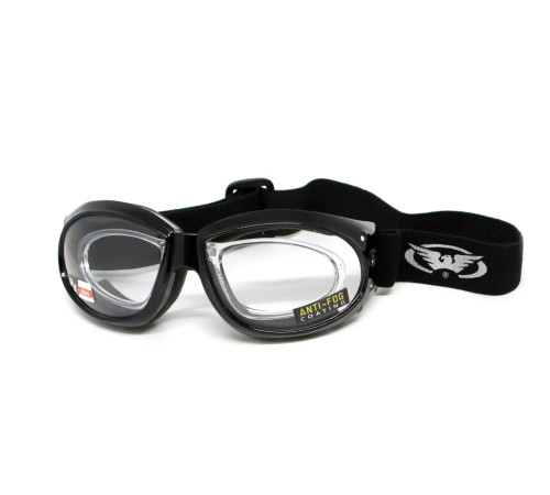 Окуляри захисні з ущільнювачем Global Vision Eliminator RX Anti-Fog, прозорі