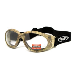 Окуляри захисні з ущільнювачем Global Vision Eliminator Camo Forest, прозорі