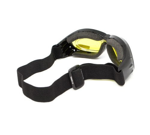 Окуляри захисні з ущільнювачем Global Vision Eliminator RX Anti-Fog, жовті